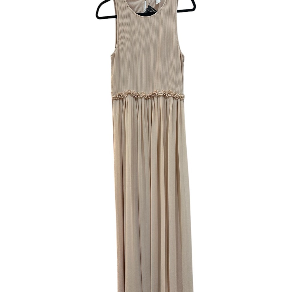 H&M Elegant Chiffon Sleeveless Maxi Dress